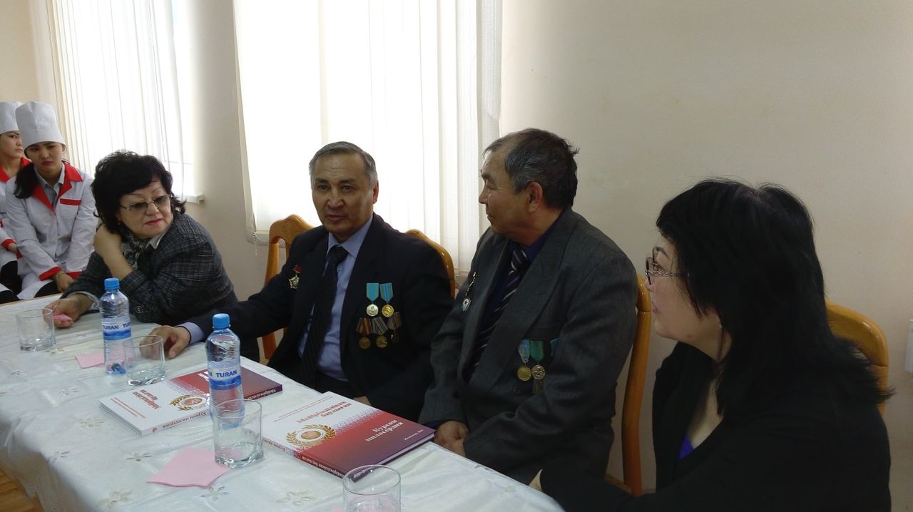 Meeting with veterans of the Afghan war