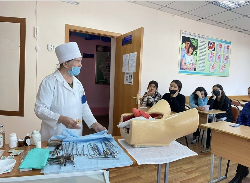 Профессиональные пробы в Высшем медицинском колледже города Жезказган.