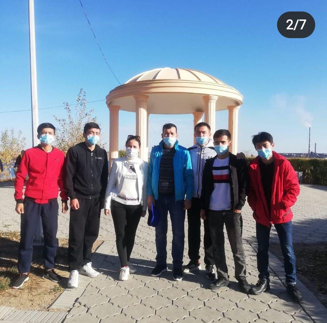 Участие в городском субботнике «Жезказган - чистый город», организованной городскими благотворителями.